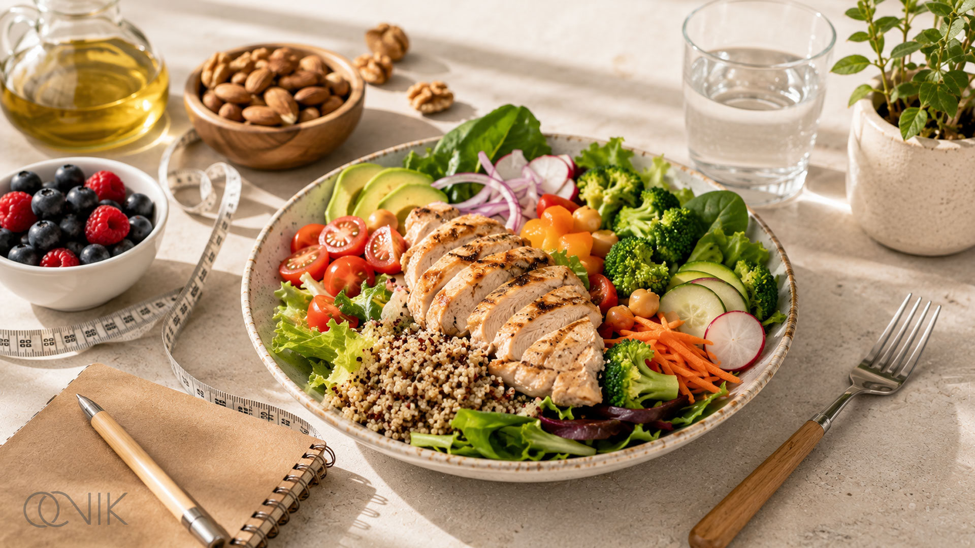 رژیم غذایی سالم برای باریک شدن کمر